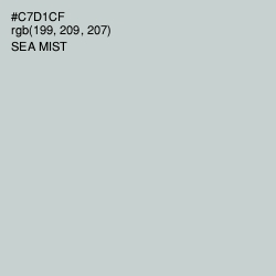 #C7D1CF - Sea Mist Color Image